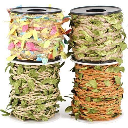 10m Artificial Leaf Vine Wall Hanging Plant Garland Garden Fence Wedding Festival Decor