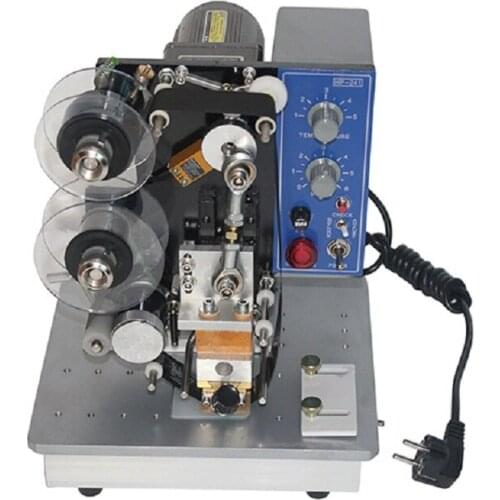 Small portable plastic vacuum bag coding machine