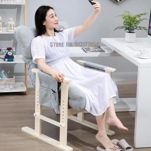 Computer chair home lazy sofa backrest lift seat comfortable gaming chair reclining study office desk chair