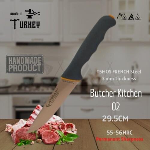 ATASAN Platinium Series Fish Fillet Knife Handmade High Quality Professional Stainless Steel Steak Meat Knife Turkish 2021