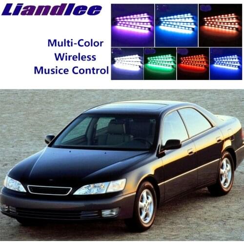 LiandLee Car Glow Interior Floor Decorative Atmosphere Seats Accent Ambient Neon light For Lexus ES 300 XV20 MK3 1996~2001