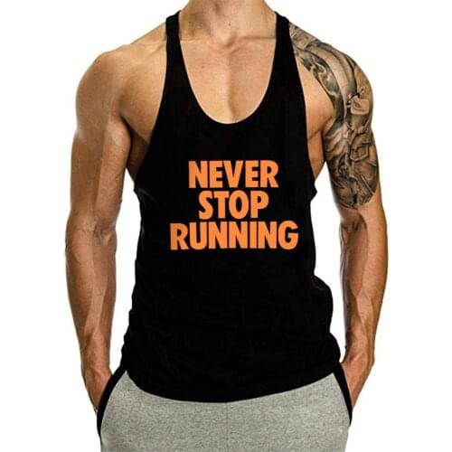 Gorilla wear fashion cotton sleeveless tank top men Fitness muscle shirt mens singlet Bodybuilding workout gym vest fitness men