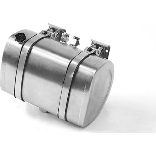 Metal Tank D-type Hydraulic Oil Tank for Tamiya 1/14 Volvo FH16 Tractor Trailer RC Truck Spare Parts