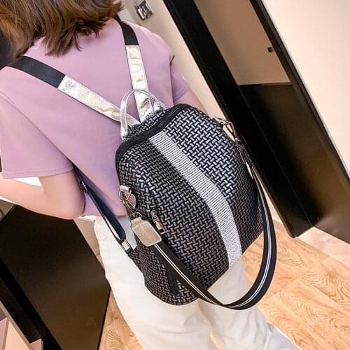 Multifunction Women Backpacks Shoulder Bags Fashion Summer Backpack Leather Women Backpacks Light Lady Large Capacity School Bag