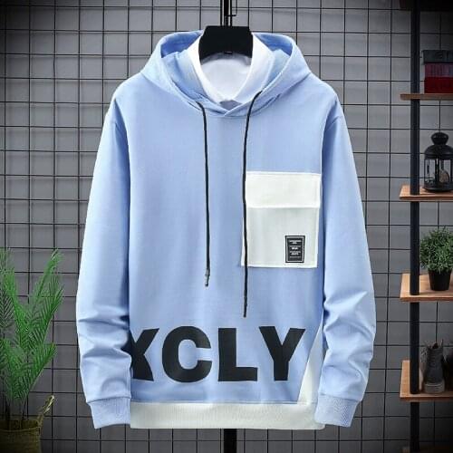 2021 mens hoodie autumn and winter oversized sweatshirt male hip-hop Japanese streetwear white hoodie male