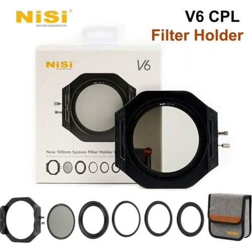 NiSi V6 CPL Filter Holder 100mm System Pro Circular Polarizer Camera Filter filtre For Canon Nikon Sony Olympus FUJIFILM Camera