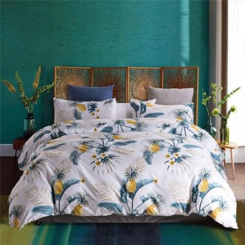 New 2021 Simple Flowers Bedding Set 3D Print Stripe Duvet Cover Colorful Luxury Home Textiles Queen King Size For Adults Kids