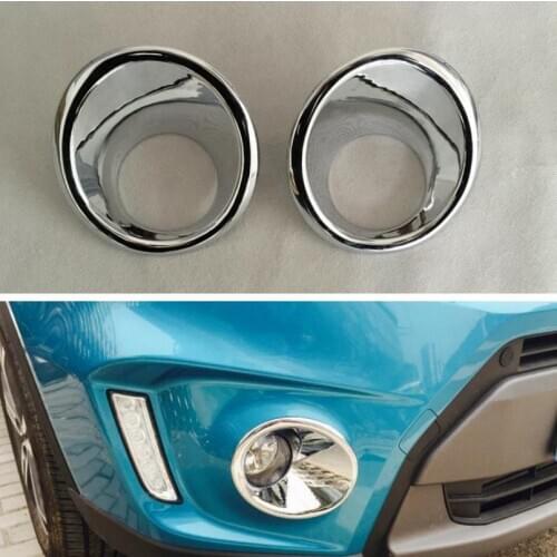 ABS Chrome For Suzuki Vitara Escudo 2015 - 2019 Front Head / Rear Fog / Tail Brake Light Lamp Molding Garnish Cover Trim