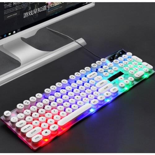 GTX30/K820 Wired USB 104 Buttons LED Backlit Gaming Keyboard for PC Computer