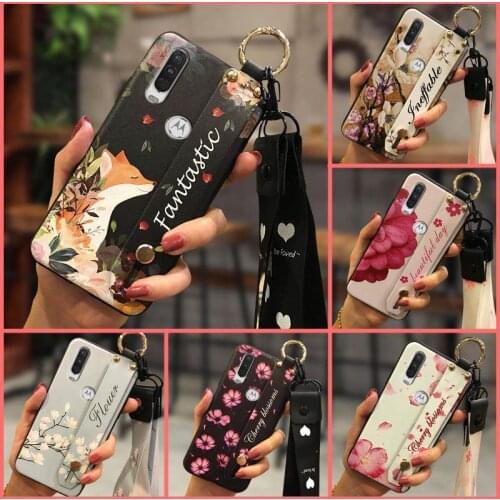Wrist Strap For Woman Phone Case For MOTO P40 Power/ONE Action New Arrival Durable Soft Wristband