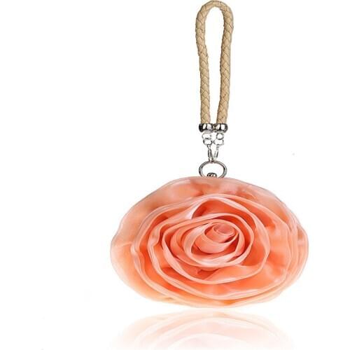 Luxury 3D Flower Evening Bag Print Three-Dimensional Day Clutch Women Party Wedding Dinner Handbag Famous Women Clutches WY50