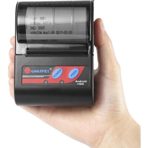 GOOJPRT MTP-II 58mm Portablle Android Bluetooth Thermal Printer Receipt Printer for mobile POS printer bluetooth ticket printer