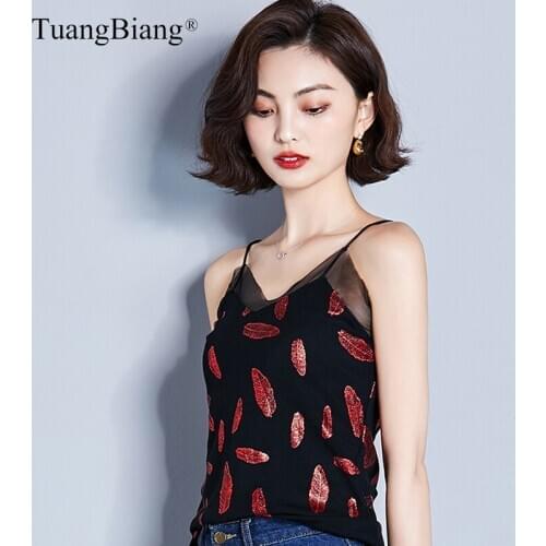 TuangBiang Womens Silk Tops