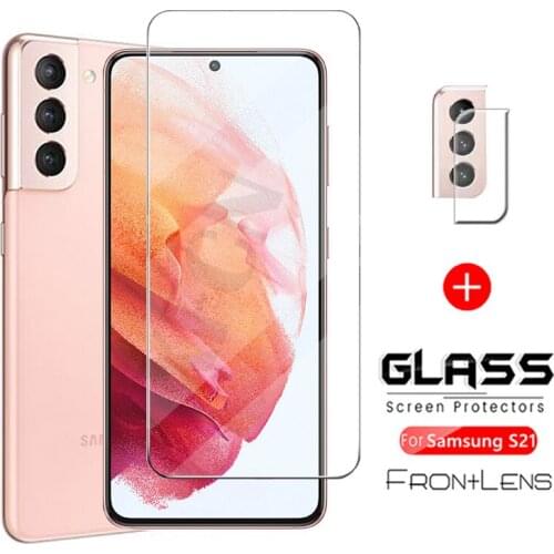 Tempered Glass For Samsung Galaxy S21 Plus Screen Protector Glass For Samsun S21 S 21 FE Camera Lens Film Samsumg Sansun S21Plus