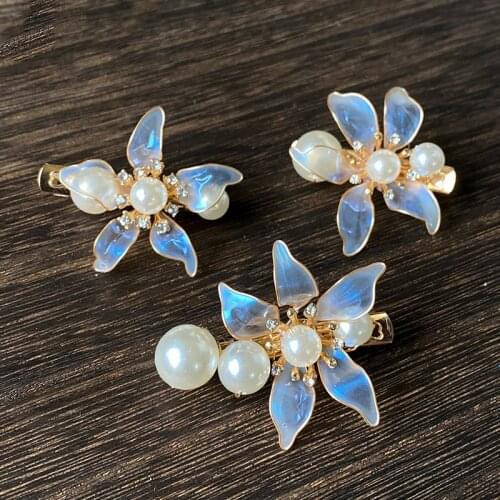 Vintage Crystal Rhinestone Bridal Barrettes Headdress Tiaras Brides Hair Clips Set Wedding Hair Accessories spinki do wlosow