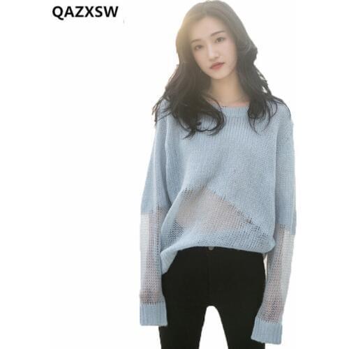 2019 Autumn And Winter New Sweaters Women Korean Koose BF Harajuku Style Cute Sweet Pullover Female Student Small Fresh SY091