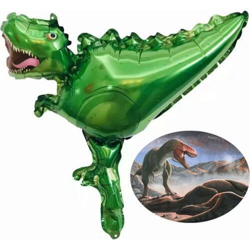 1pcs Babyshower Large Tyrannosaurus Rex Balloons Cartoon Dinosaur Aluminium Foil Ballon Birthday Party Decorations Kids