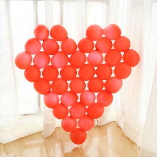 1Pcs Wedding Car Decor Love Heart Shape Portable 38 Grids Net Plastic Durable Mesh Model Frame Balloon Holder