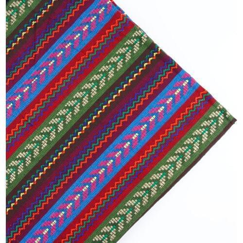 150cm x 50cm national stripe print bedding fabric print bundle DIY handmade table cloth bag quilt fabrics