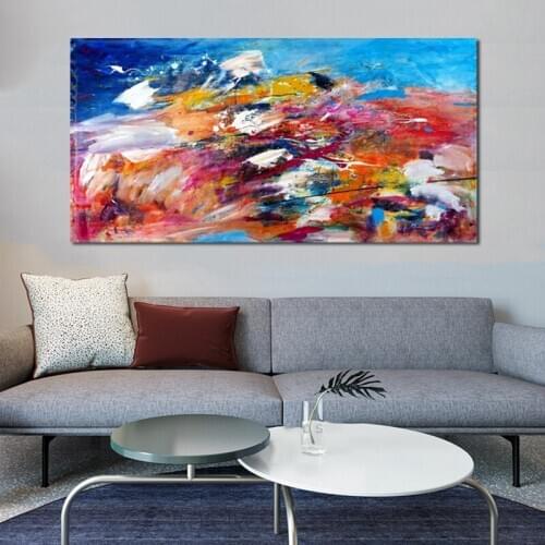 RELIABLI ART Abstract Painting Canvas Poster Home Decor Wall Pictures For Living Room Oil Painting On Canvas Posters And Prints