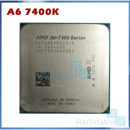 AMD A6-Series A6-7400K A6 7400 A6 7400K Dual Core 3.5G 65W AD740KYBI23JA Socket FM2