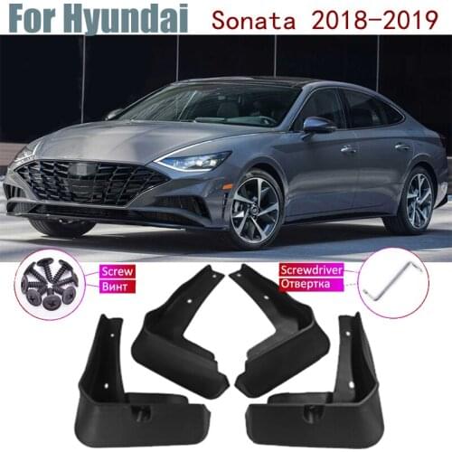 Over Fender Mud Flaps Guard Splash Flap Mudguard Accessories Car Mudflap Fender For Hyundai Sonata 2019-2018