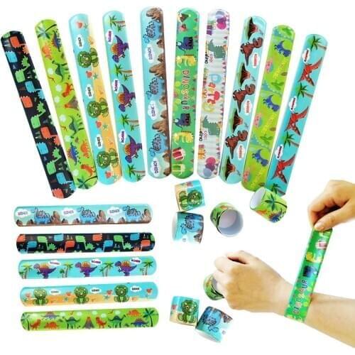 Dinosaur Clap Circle Balloon Tropical Happy Birthday Balloons Kids Jungle Safari Green Foil Balon Dinosaur Baloon Jurassic World