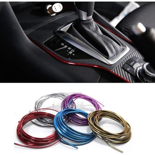 5m Automotive interior trim line flexible car accessories for Mazda 2 3 5 6 CX5 CX7 CX9 Atenza Axela