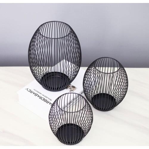 ISHOWTIENDA Decorative Cage Candlesticks China