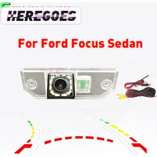 Fisheye 4 8 12 led dynamic Wireless Car CCD Night Vision Rear Camera For Ford Focus Sedan 2 3 2008-2012 C-Max C Max Mondeo