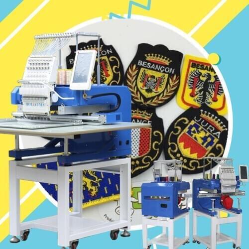 China 10 years service ! Home use commercial one head computerized embroidery machine multi function t-shirt hat logoembroidery