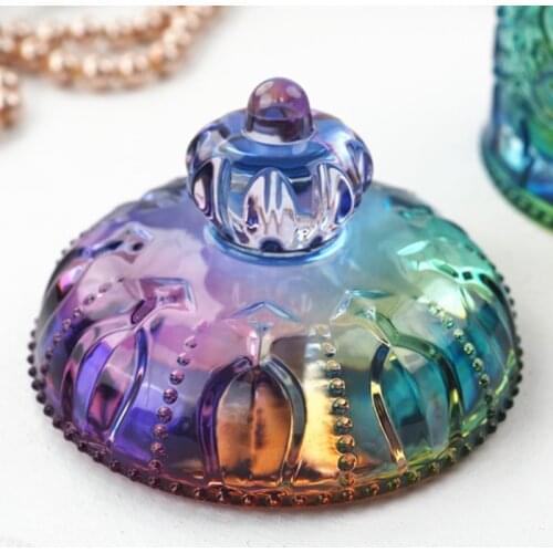 Round Storage Box Crystal Epoxy Resin Mold Makeup Jewelry Container Case Silicone Mould DIY Crafts Decorations Casting Tools