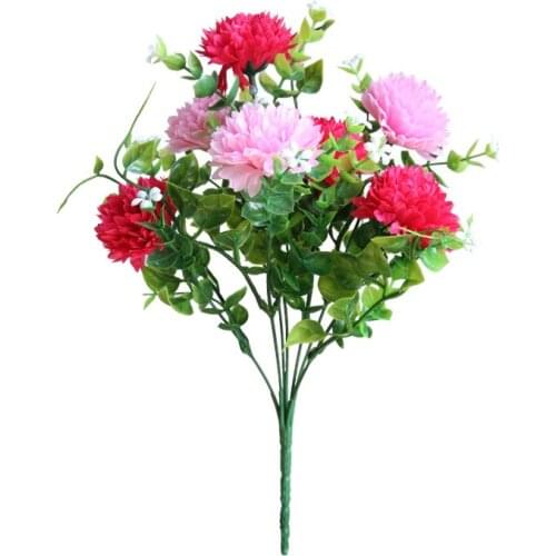 A Bunch of Hair Balls Simulation Dandelion Silk Flowers Fake Flowers Wedding Decoration Living Room Office Decoration Gypsophila