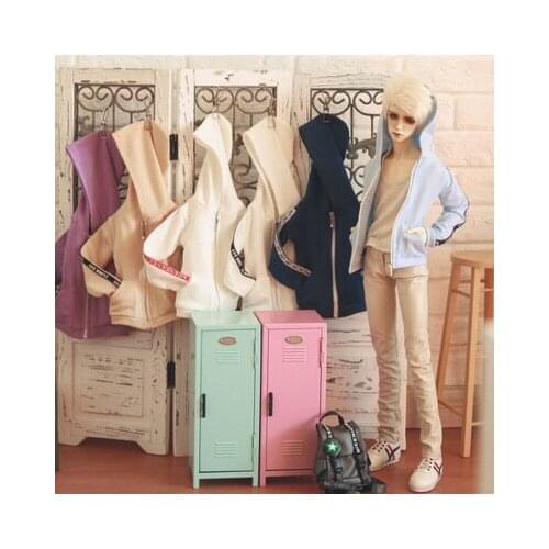 BJD doll jacket hoodie baseball jacket casual hoodie jacket fits 1/3 uncle doll clothes doll accessories