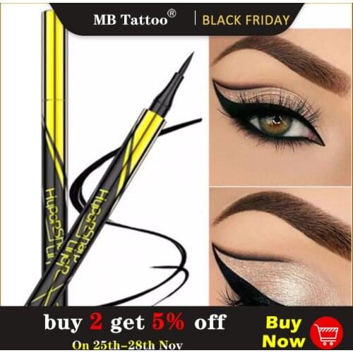 MB 2 Style 1pcs Long-lasting Eyeliner Pencil Waterproof Eyeliner Eyeshadow Pen Stamp Eye liner Pencil Beauty Cosmetic Makeup