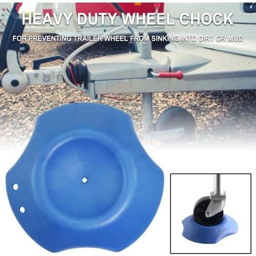 New Arrivals Car Heavy Duty Wheel Chock For Preventing Trailer Wheel From Sinking Into Dirt Or Mud