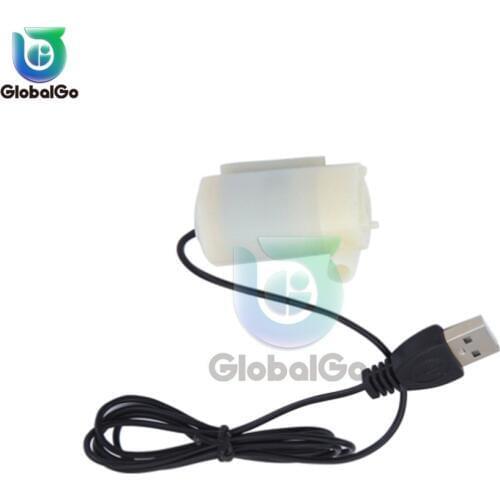 New Micro Submersible and Amphibious DC Motor Pump USB Water Pump 3V 80-100L/H