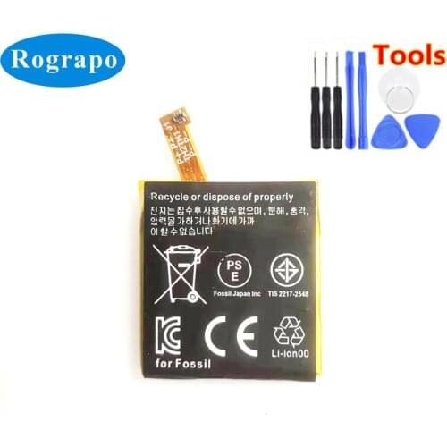 New Battery For Apack 1ICP4/27/30 APP00222 ART5004 Smart Watch Accumulator 3.8V 300mAh Replacement Batterie +tools