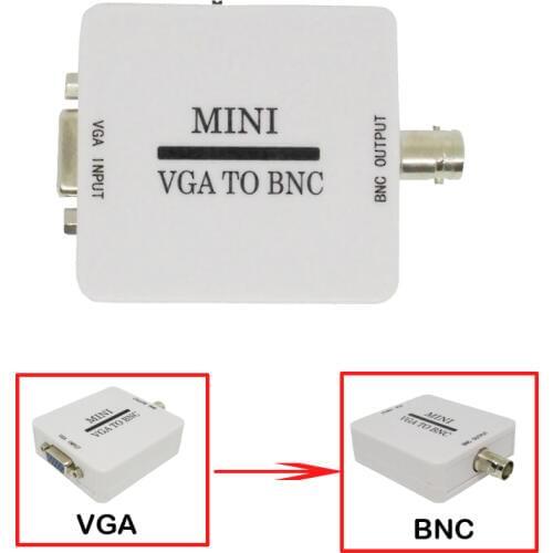 VGA to BNC converter Mini HD Convertor Box Composite VGA to BNC Adapter for computer connected monitoring TV interface converter