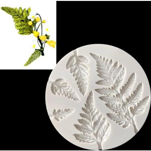 Mimosa Shape Silicone Fondant Cake Decorating Tools Sugarcraft Cookie Cupcake Chocolate Baking Mold