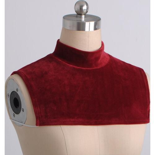 Warm Velvet Fake Collar Fashion Women Solid Collar Detachable Collar Lapel Blouse Ladies Clothes Accessories