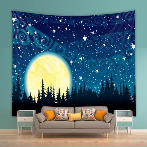 Room Decoration Tapestry Beautiful Scenery Background Cloth Living Room Decoration Wall Cloth Webcast Background Cloth