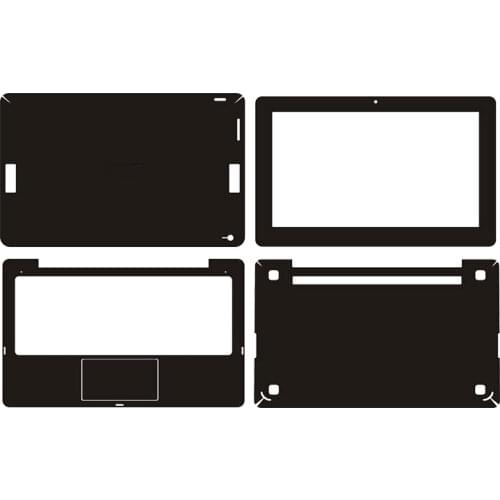 Carbon fiber Vinyl Laptop Sticker Skin Decals Cover Protector for Asus TX201L 11"