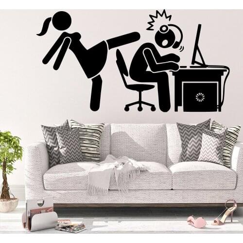 Funny Game Vinyl Decals Wall Stickers Living Room Bedroom Decoration Accessories