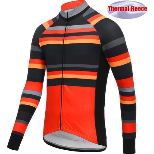 2019Winter Thermal Fleece Long Sleeve Cycling Jersey Outdoor Mountain Cycling Clothing Bike Jacket Jersey Maillot Ropa Ciclismo