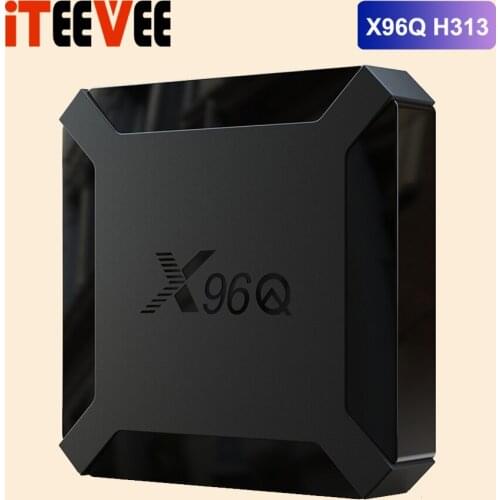 50pcs /lot X96Q Smart TV Box Android 10.0 Allwinner H313 Quad Core 2GB 16GB 4K 3D Netflix Youtube Set Top Box Media player