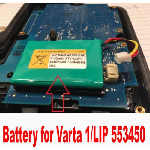 Battery for Varta 1/LIP 553450 Remote New Li-po Polymer Rechargeable Accumulator Pack Replacement 3.7V