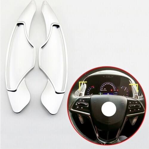 Aluminium Alloy Steering Wheel Shift Paddle Shifter Extension Fit For Cadillac ATS ATS-L CT6 Accessories