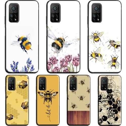 Bee Bumblebee Case For Xiaomi Mi 11 Ultra 9 10 Lite Mi 10T Pro Note 10 Lite Cover For POCO X3 Pro M3 F3
