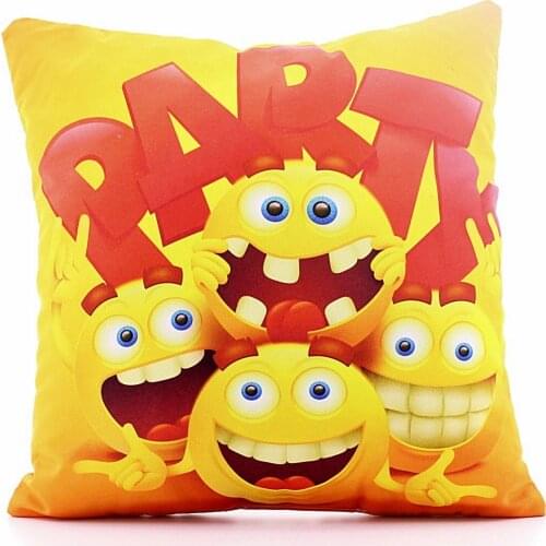 Party Pattern Decorative Special Design Pillow 27 x 27 cm